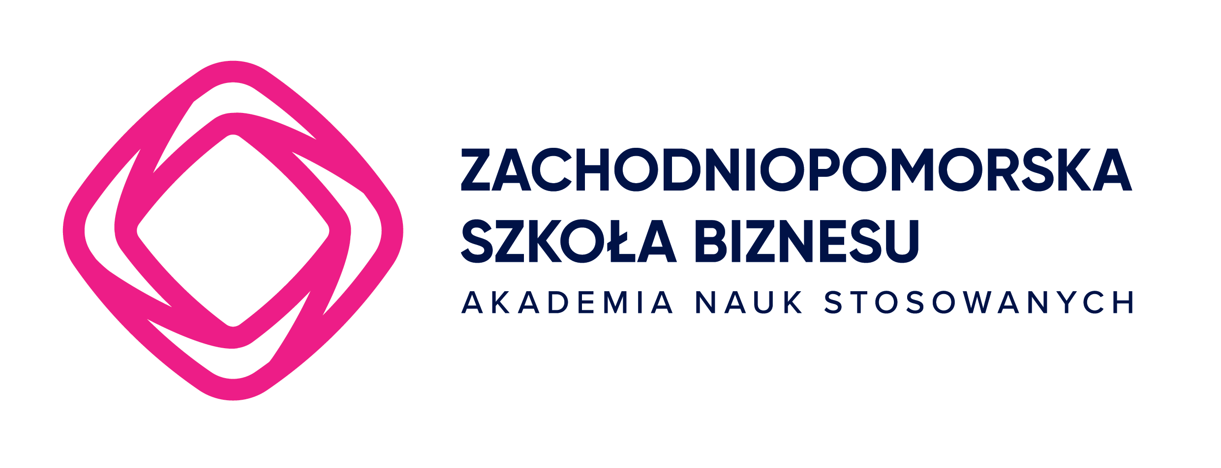 Logotyp Zachodniopomorskiej Szkoły Biznesu - Akademii Nauk Stosowanych