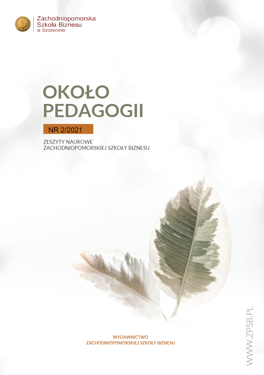 Okładka Około Pedagogii nr 2/2021
