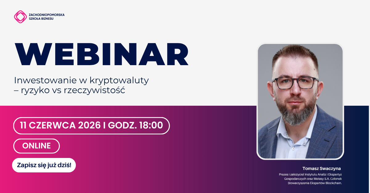 Webinar inwestowanie w kryptowaluty, zdjęcie Tomasza Swaczyny - prowadzącego