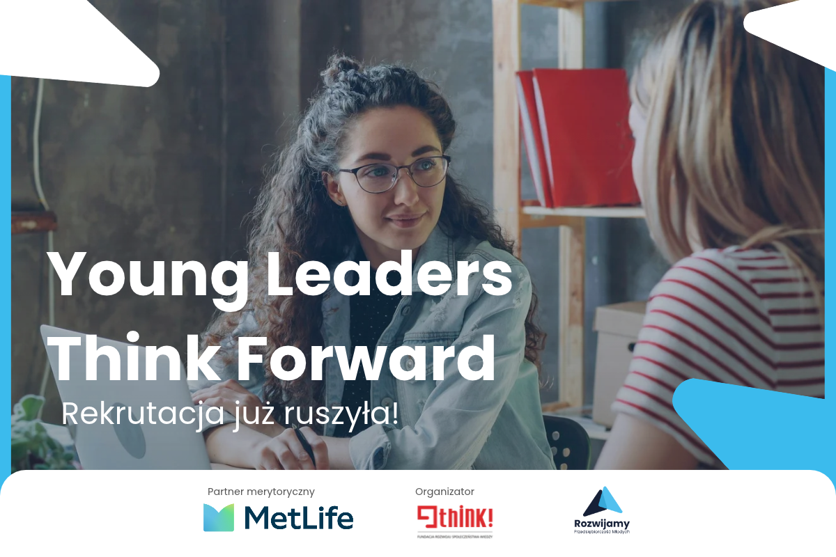 plakat young leaders think forward